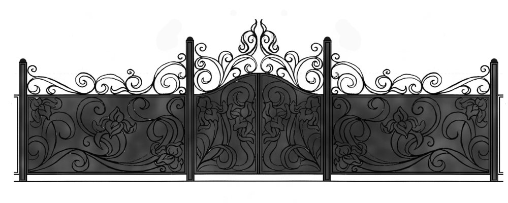 Custom Wrought Iron Gates