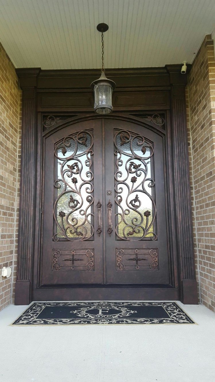Custom Wrought Iron Doors for the NC Summer
