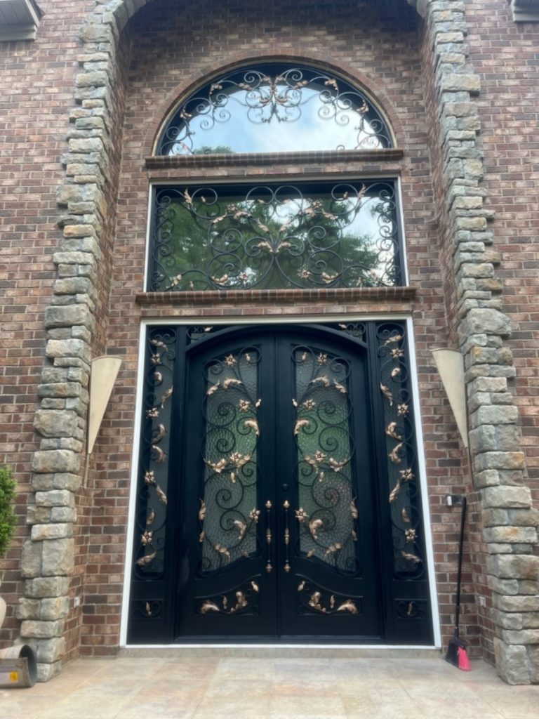 wrought iron door in Frankiln Lakes, NY